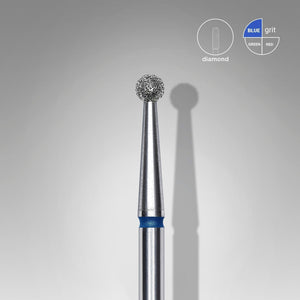 Staleks Diamond Bit - Ball Blue (M) 2.5mm (336)-Drill bit-STALEKS PRO-Gel Essentialz
