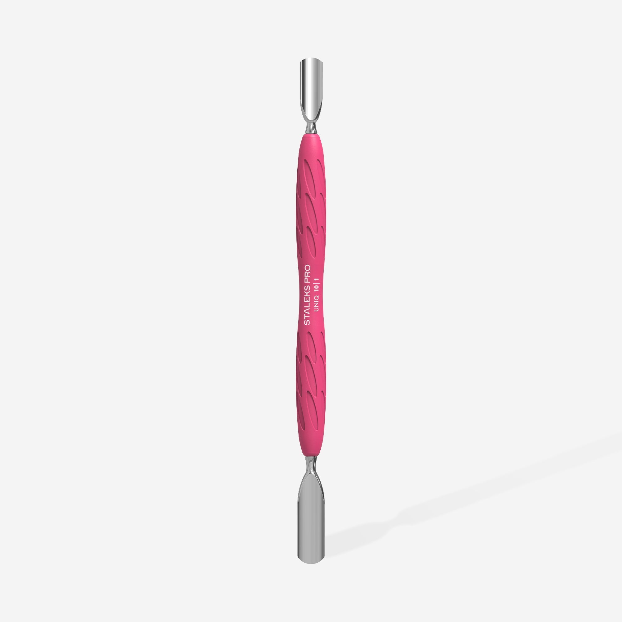 Staleks cuticle pusher, Gummy - UNIQ 10 TYPE 1 (rounded wide and rounded narrow pusher)