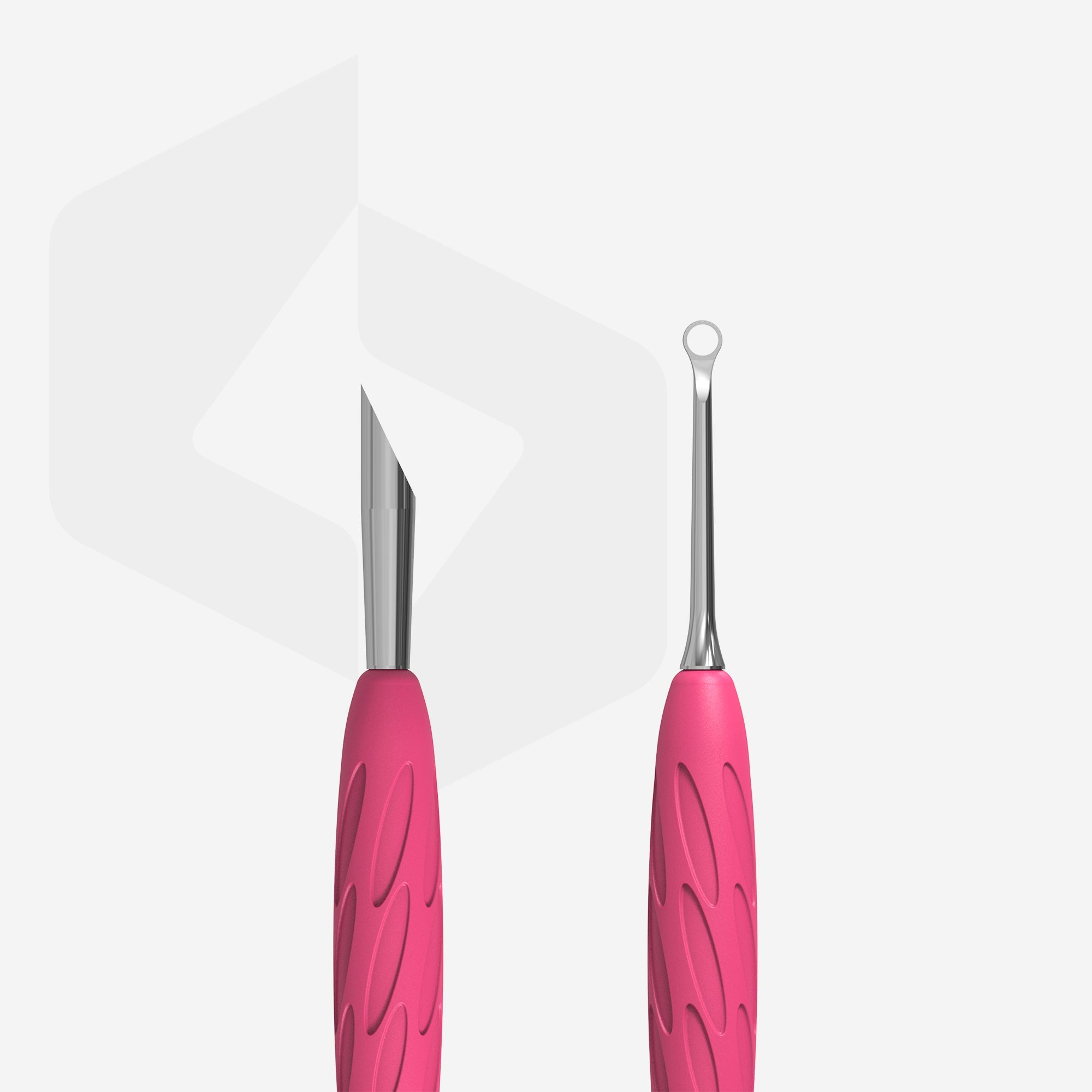 Staleks cuticle pusher, Gummy - UNIQ 11 TYPE 2 (beveled and loop pusher)-Cuticle Pushers-STALEKS PRO-Gel Essentialz
