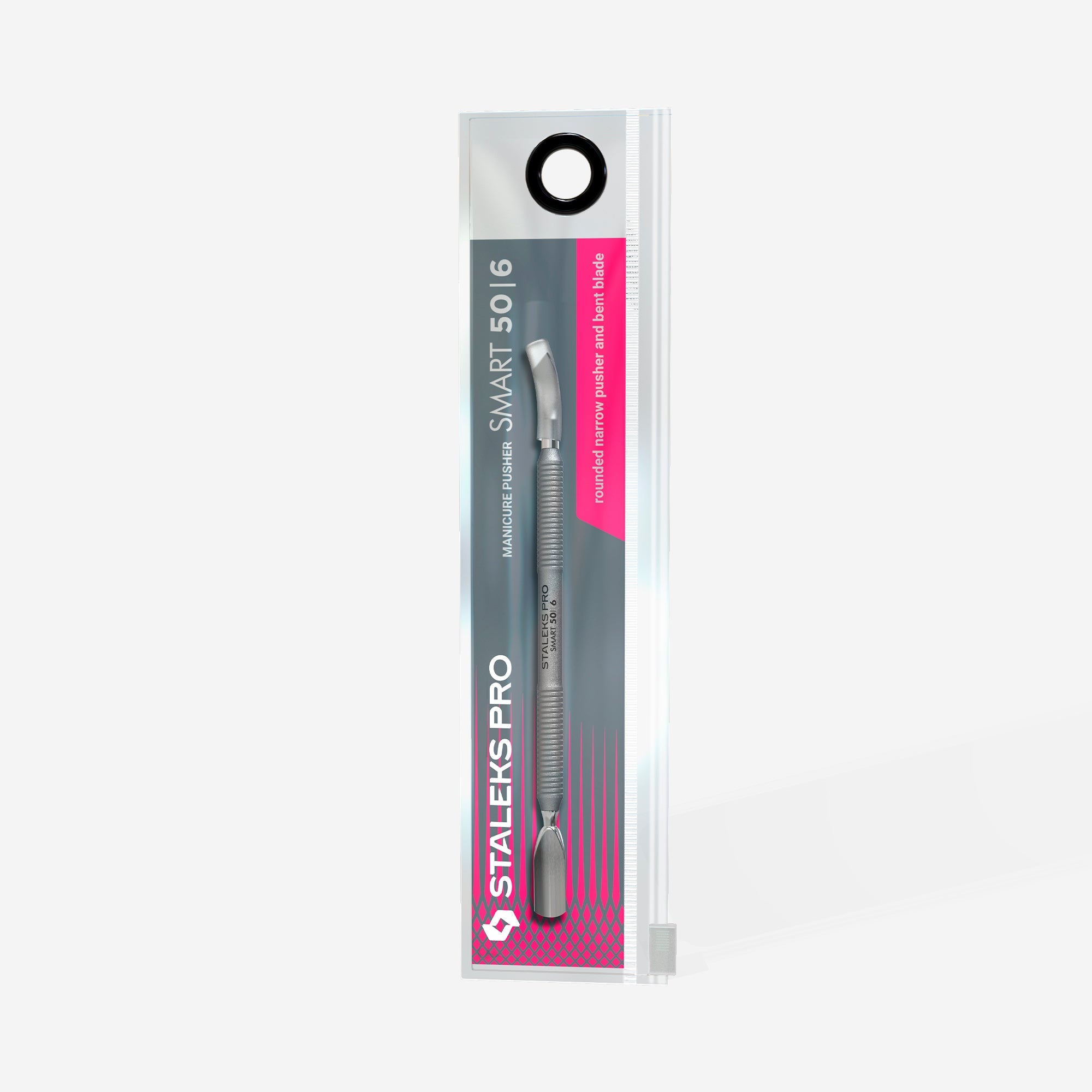 Staleks cuticle pusher  - SMART 50 TYPE 6 (rounded narrow pusher and bent blade)