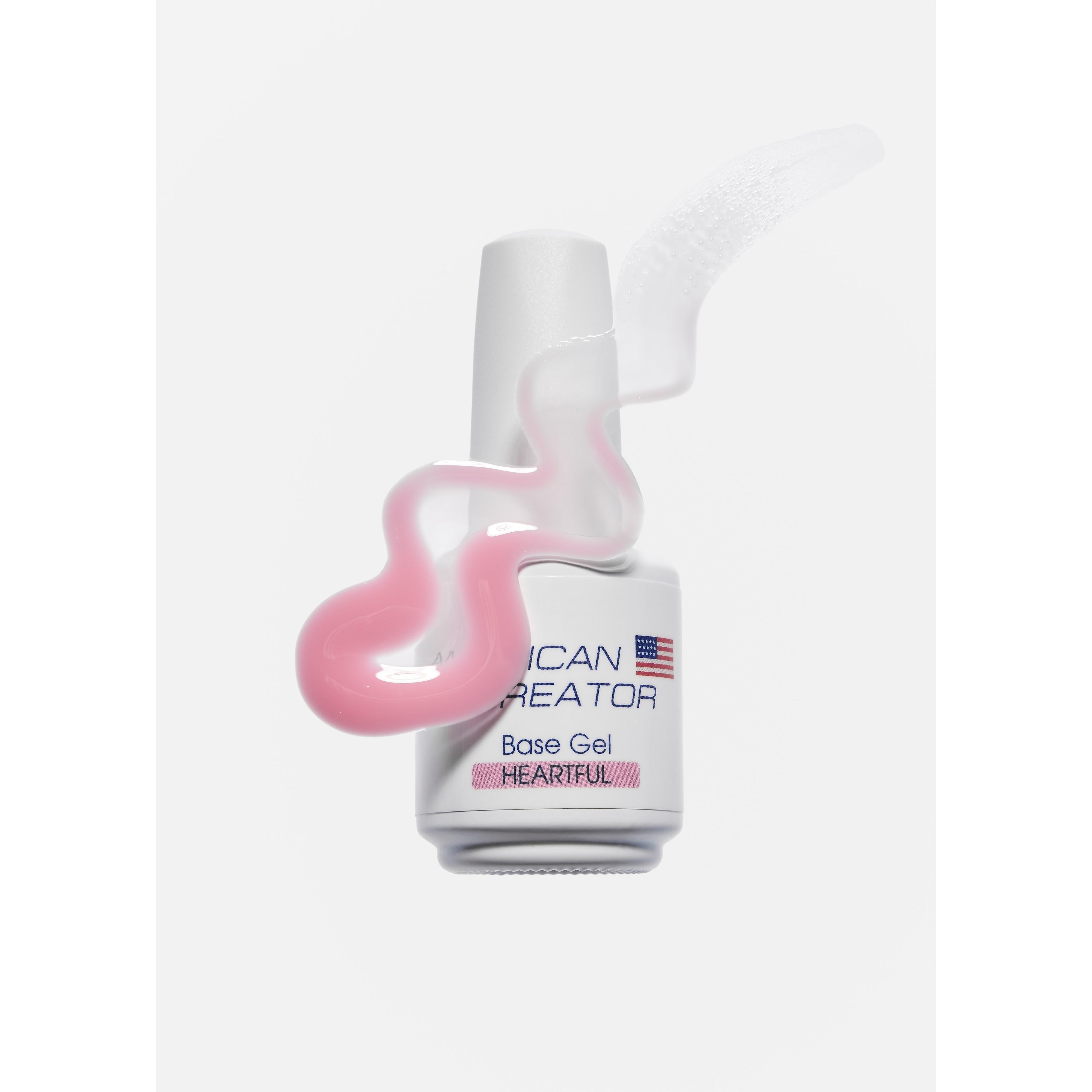 Vendor] American Creator Base Gel - HEARTFUL BG-HEA-15 | Gel - Gel