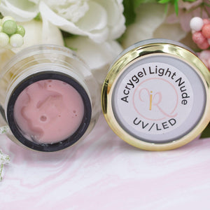 RI- Acrygel LIGHT NUDE-Acrygel-Red Iguana LLC-15g-Gel Essentialz