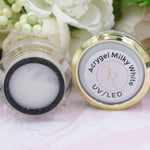 RI- Acrygel MILKY WHITE-Acrygel-Red Iguana LLC-5g (sampler size) (Discontinued)-Gel Essentialz