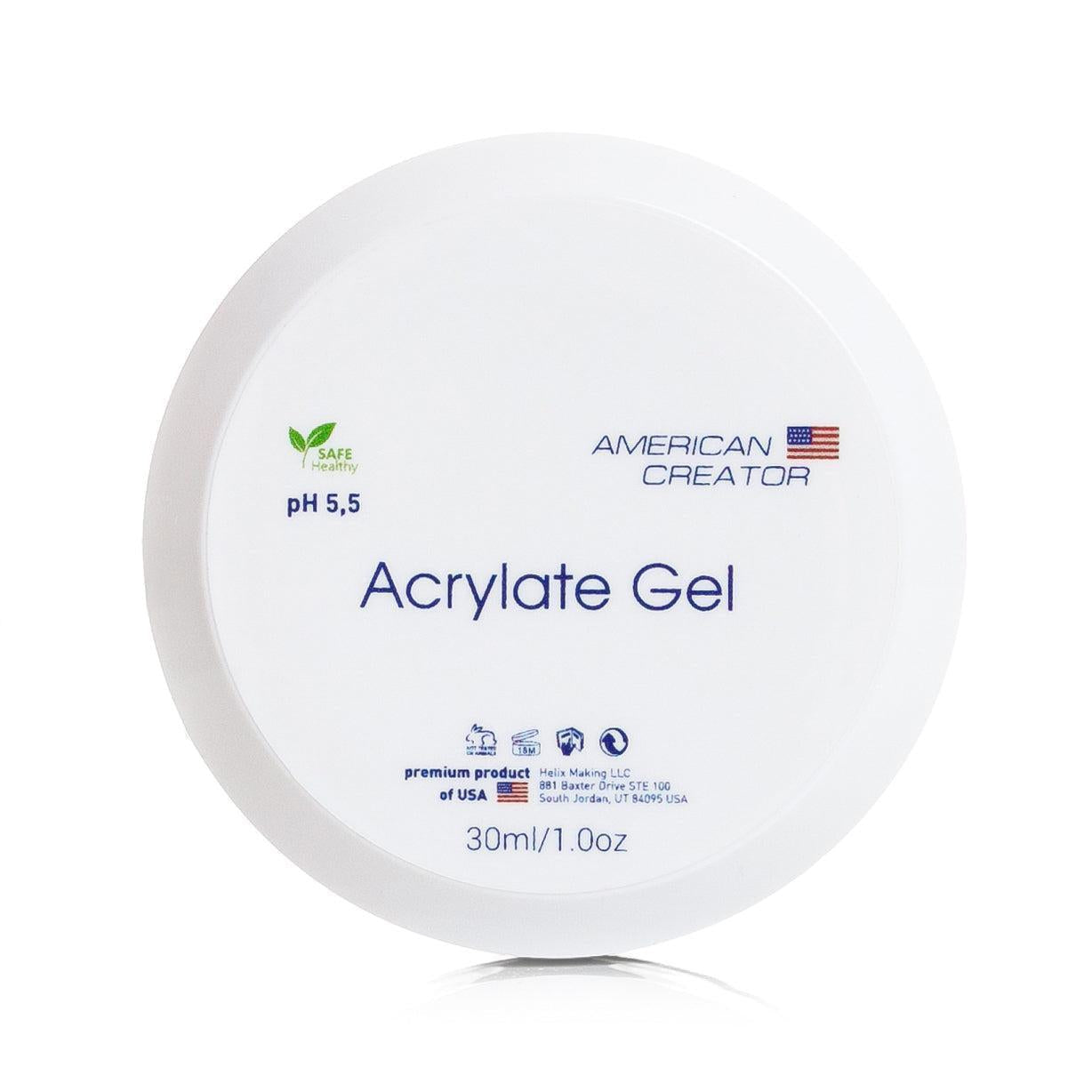 American Creator Acrylate Gel - CLEAR-Extension Gels;Must have-American Creator-Gel Essentialz