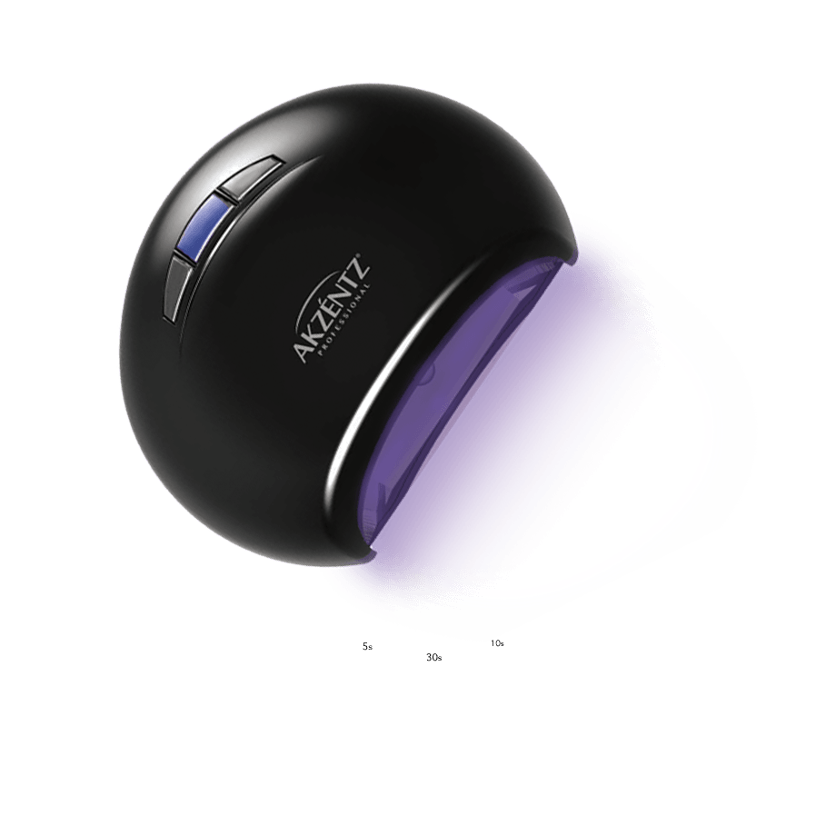 Akzentz Black Led Compact Lamp