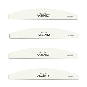 Akzentz White Curved Files