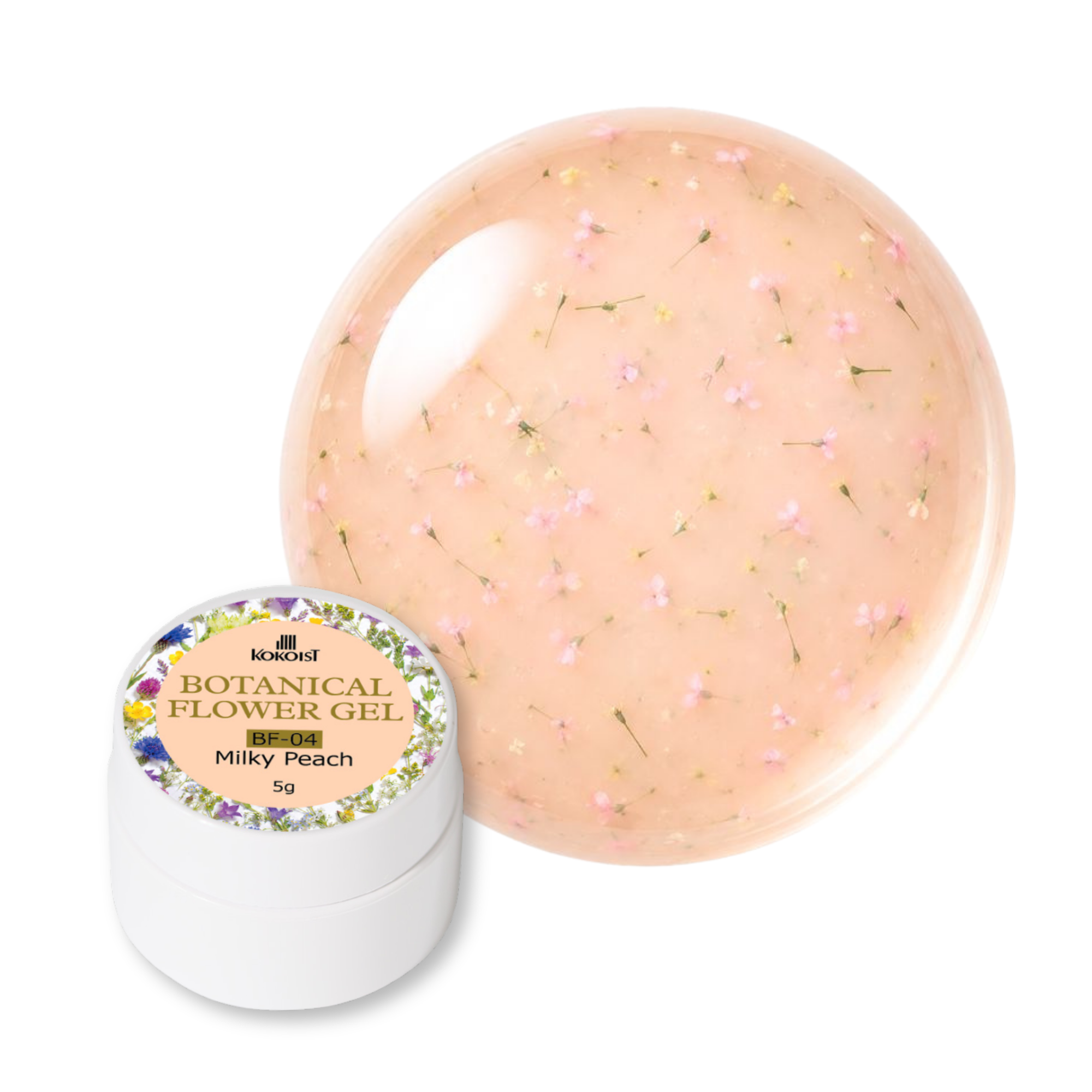 K- Botanical Flower Gel BF-04 Milky Peach