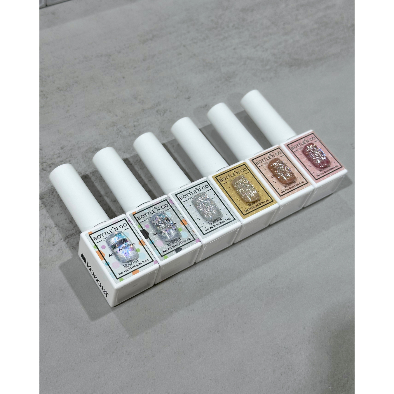 K- BOTTLE 'N GO - 6pc Flash Glitter Collection (59-64)