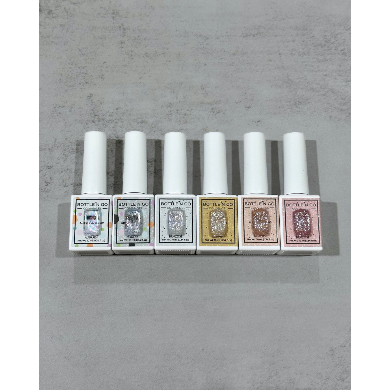 K- BOTTLE 'N GO - 6pc Flash Glitter Collection (59-64)