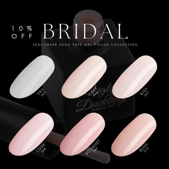 UD Gel Polish - Bridal Collection 6pk (#365-370)-Gel Polish-UGLY DUCKLING-Gel Essentialz
