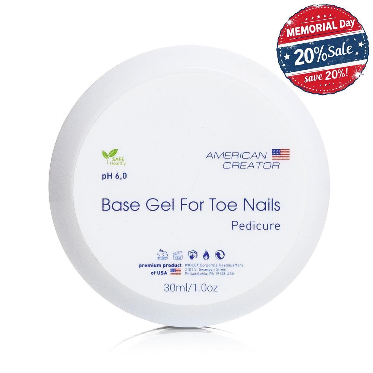 Vendor] American Creator Base Gel For Toe Nails 30 ml BG-TOE-30