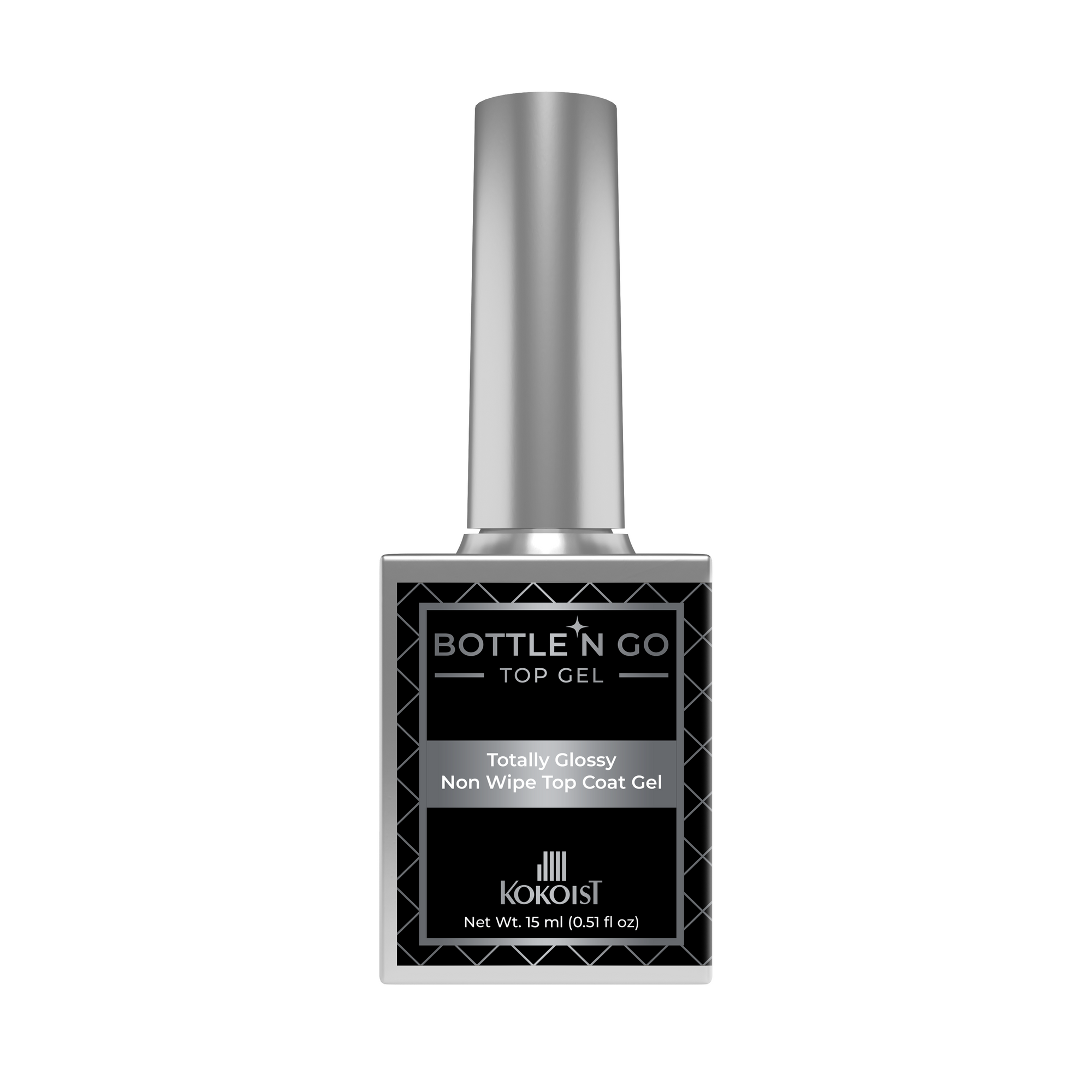 BC-T Bottle 'N Go Totally Glossy Non Wipe Top Coat Gel