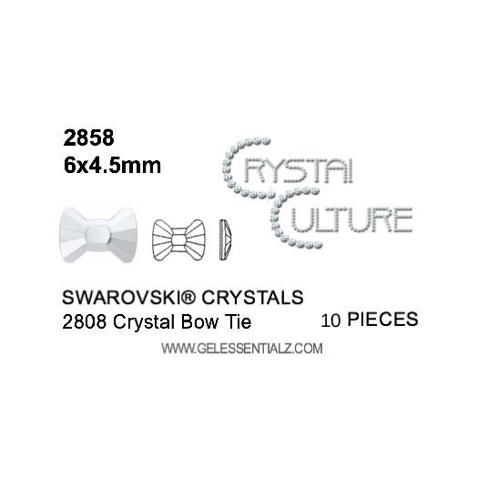 CRYSTAL BOWTIE FLATBACK