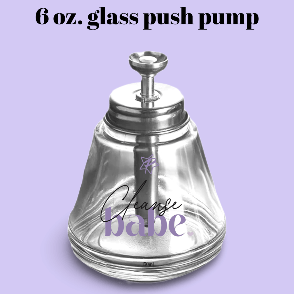 Babe - Cleanse Glass Push Pump