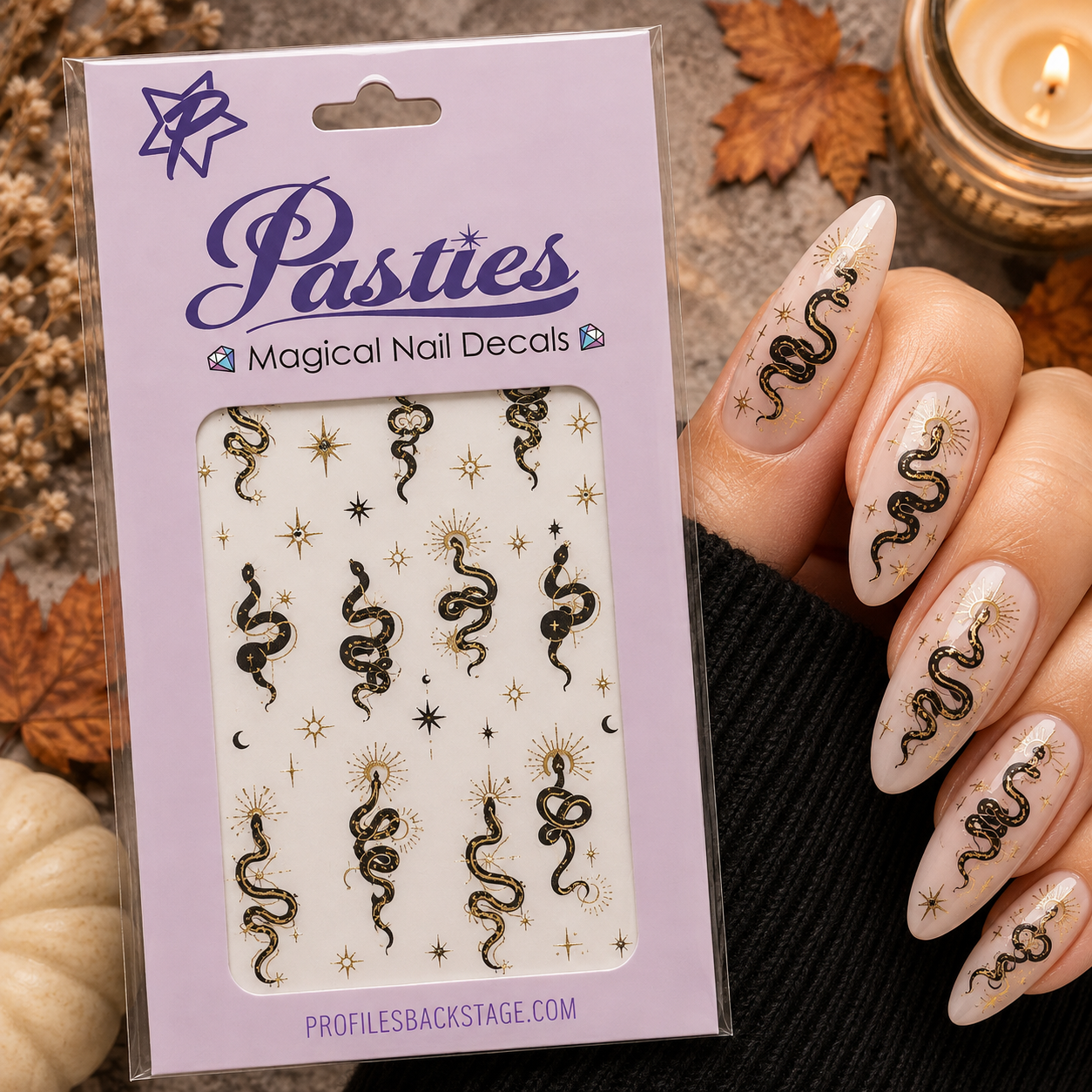 Black & Gold Snake