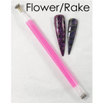 Cat's Eye Flower/Rake Magnet Pen