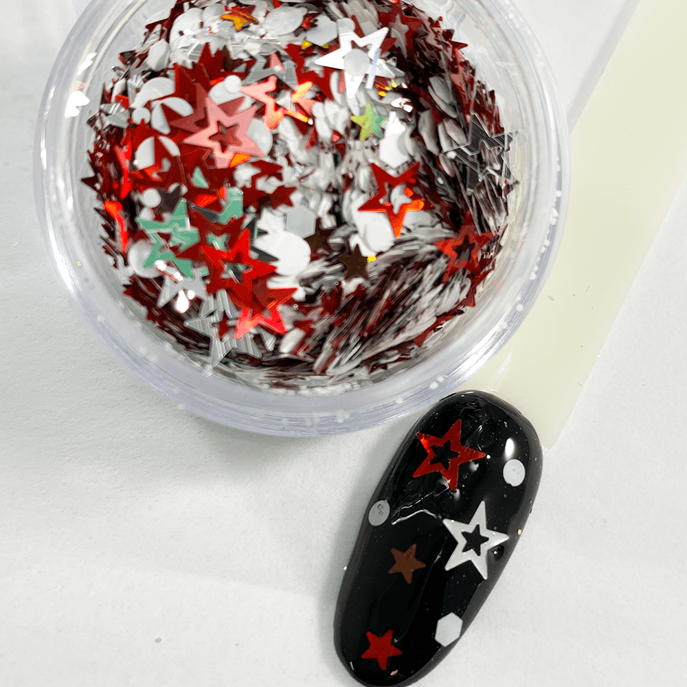 Christmas Candy Glitter Mix