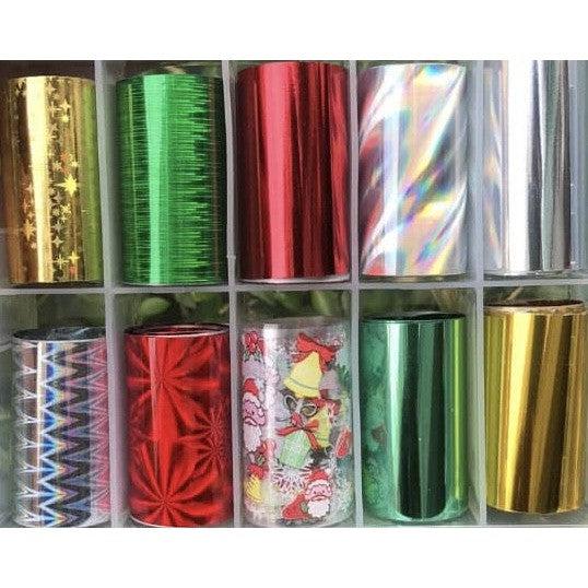 Christmas Essentials - 10pc Transfer Foil Set