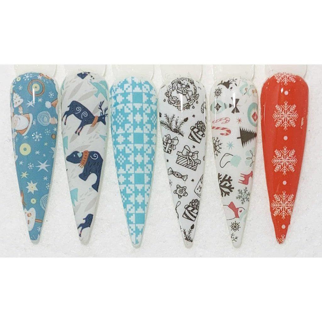 Christmas Jammies - 10pc Transfer Foil Set