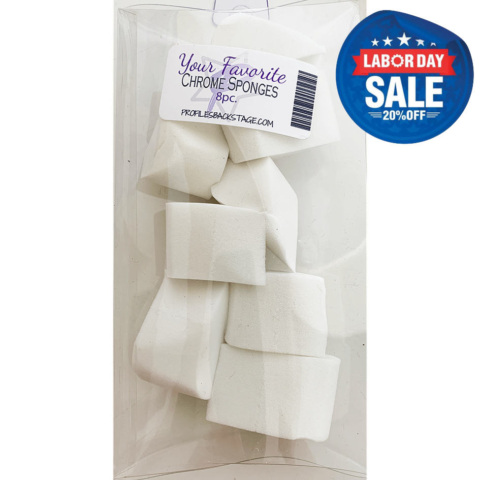 Chrome Sponge Blenders 8pc
