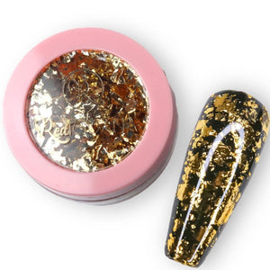 RI- Chrome Flakes Gold-Pigments/Flakes/Chromes-Red Iguana LLC-Gel Essentialz