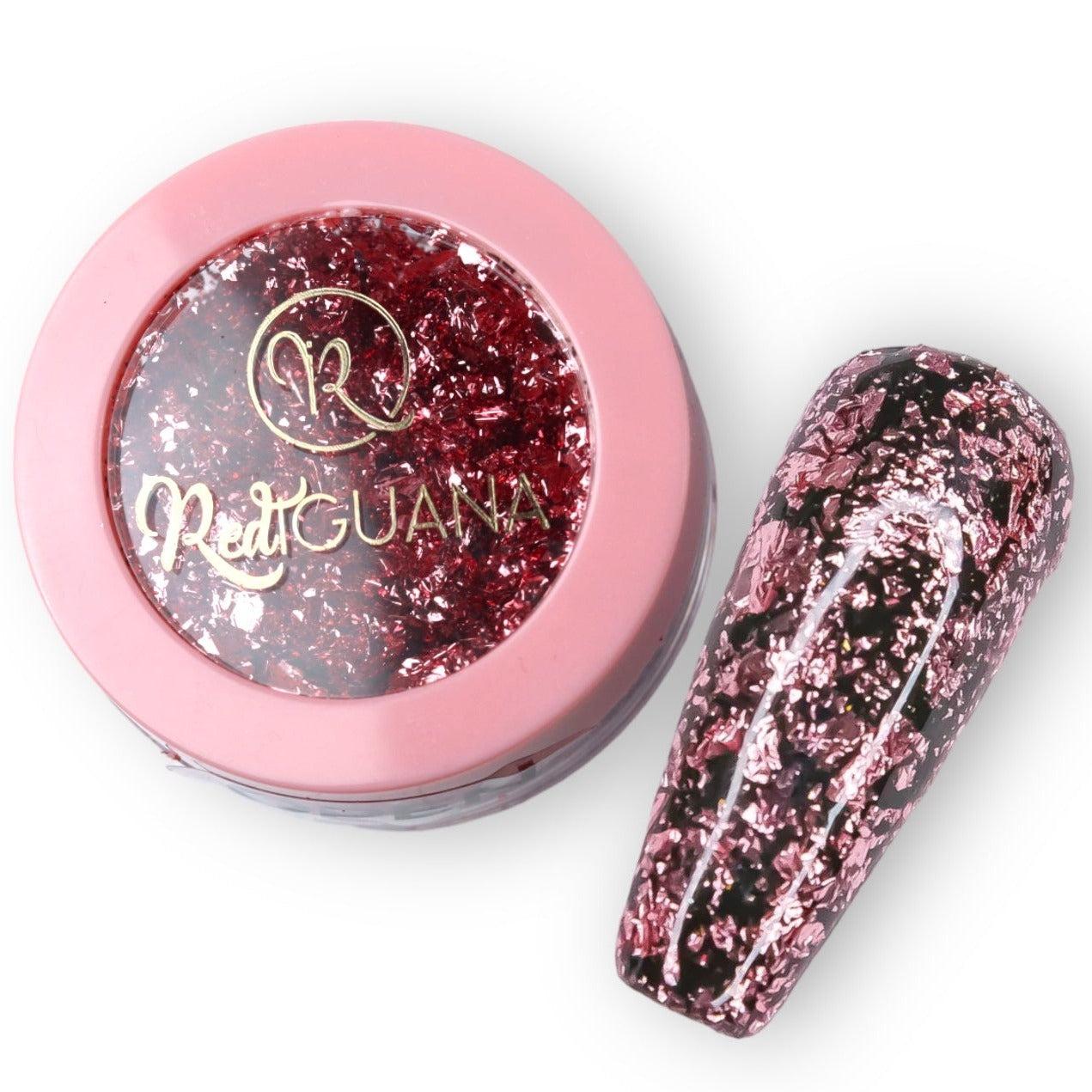 RI-  Chrome Flakes Pink