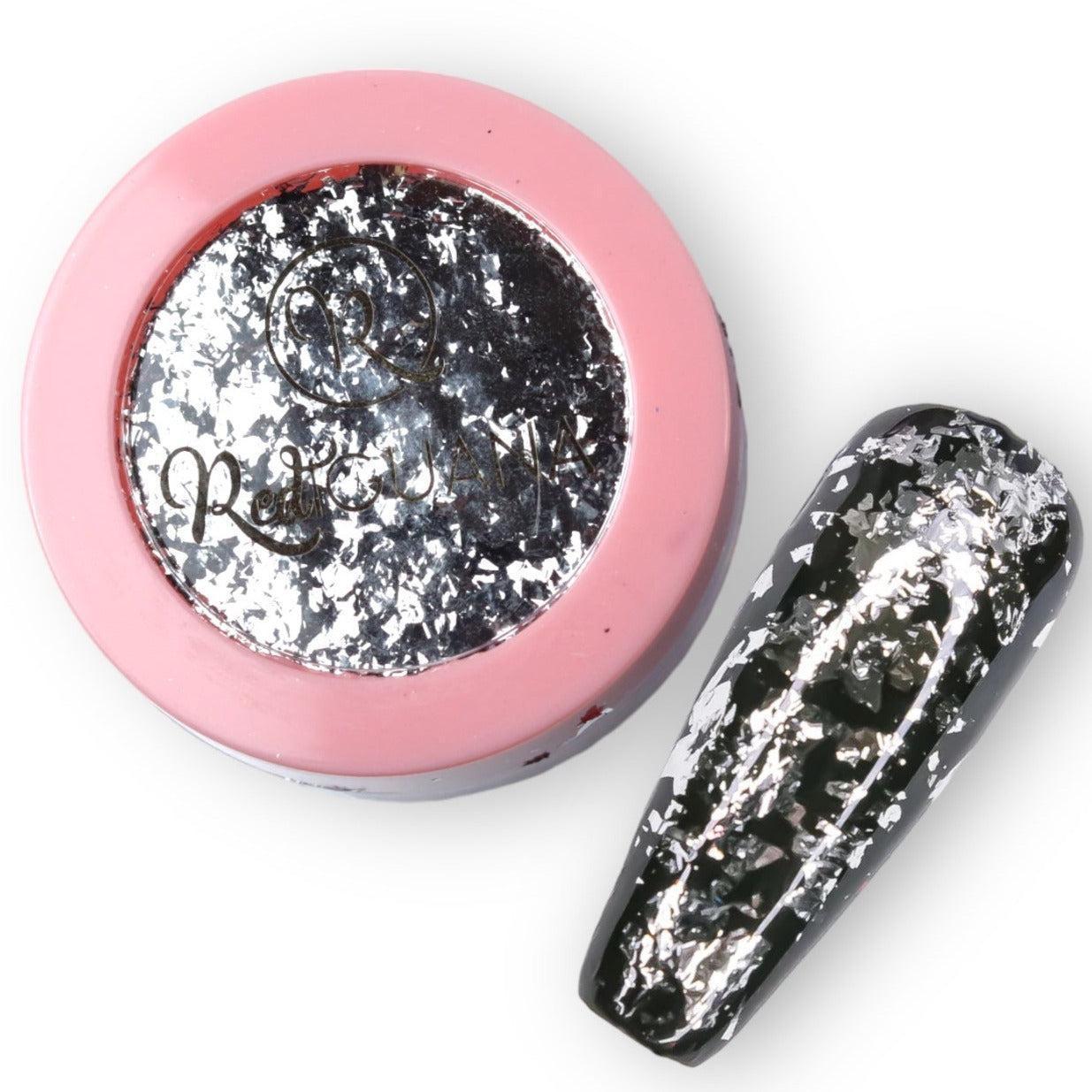 RI- Chrome Flakes Silver-Pigments/Flakes/Chromes-Red Iguana LLC-Gel Essentialz