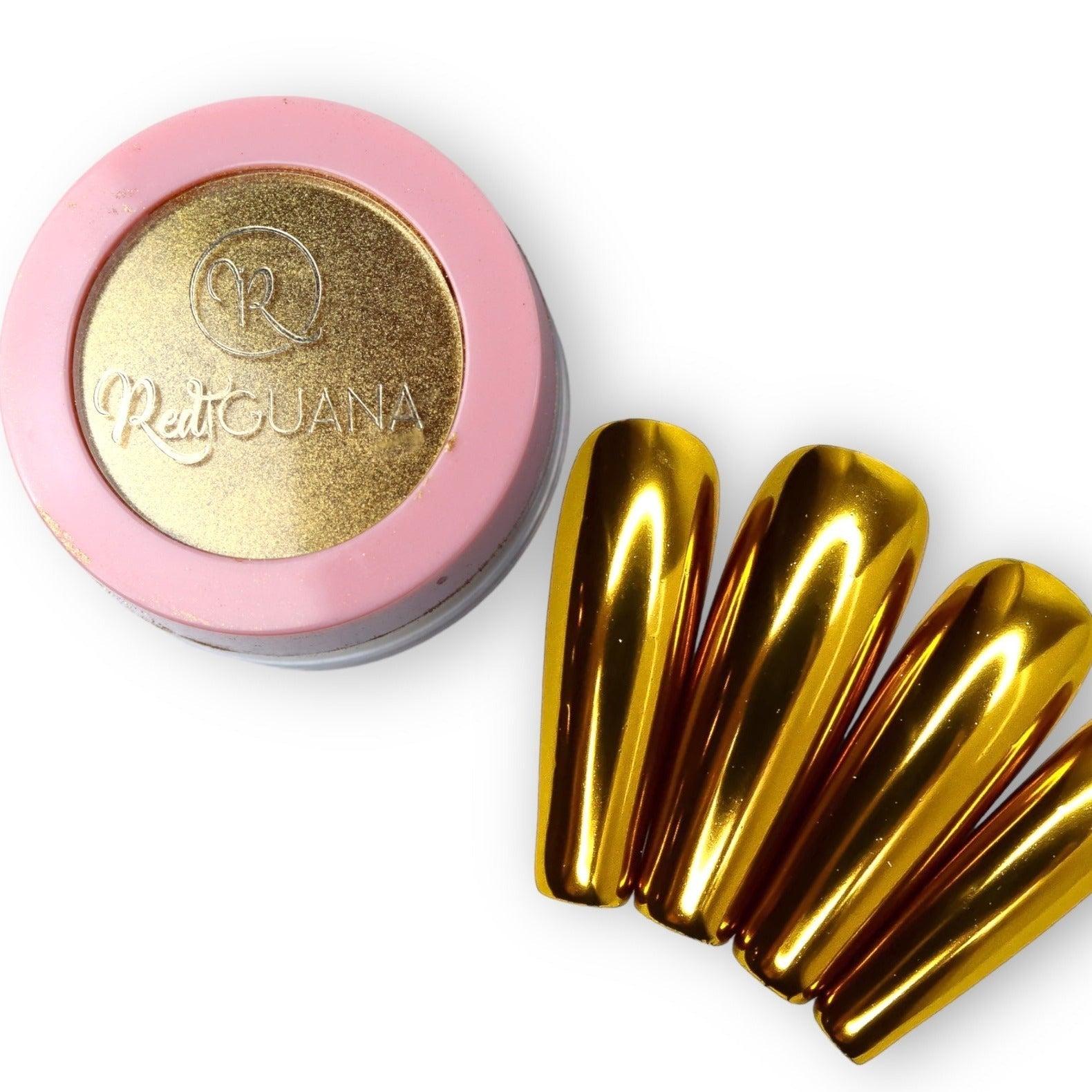 RI-  Gold Metallic Chrome Pigment