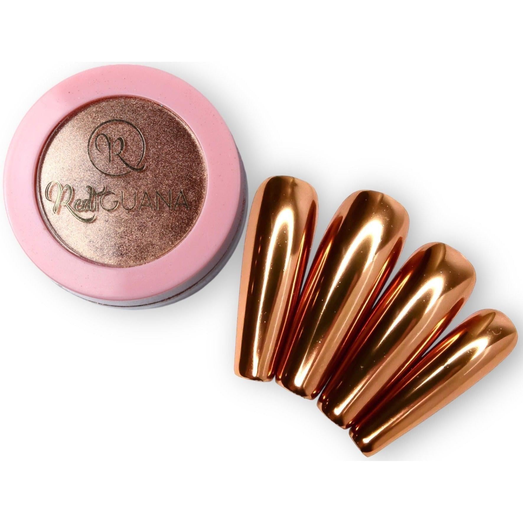RI-  Rose Gold Metallic Chrome Pigment