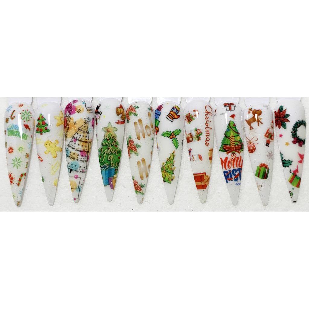 Classic Christmas - 10pc Transfer Foil Set