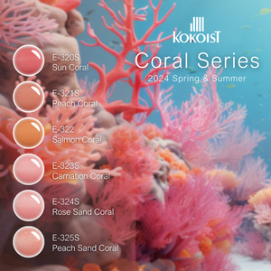 K- E-320S Sun Coral Color Gel 2.5g