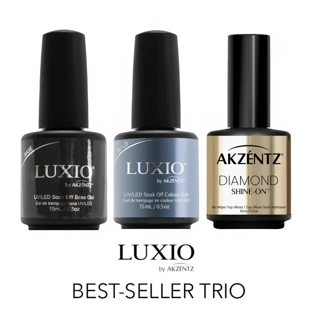 New Trio - Base/Build/Diamond Shine-On-LUXIO-Akzentz-Gel Essentialz