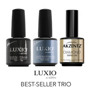 New Trio - Base/Build/Diamond Shine-On-LUXIO-Akzentz-Gel Essentialz