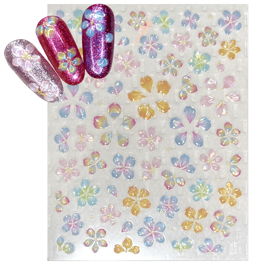 Pasties Decals - Glass Flower Petals