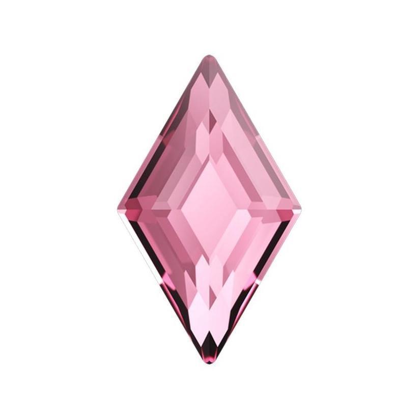 DIAMOND FLAT BACK - LIGHT ROSE