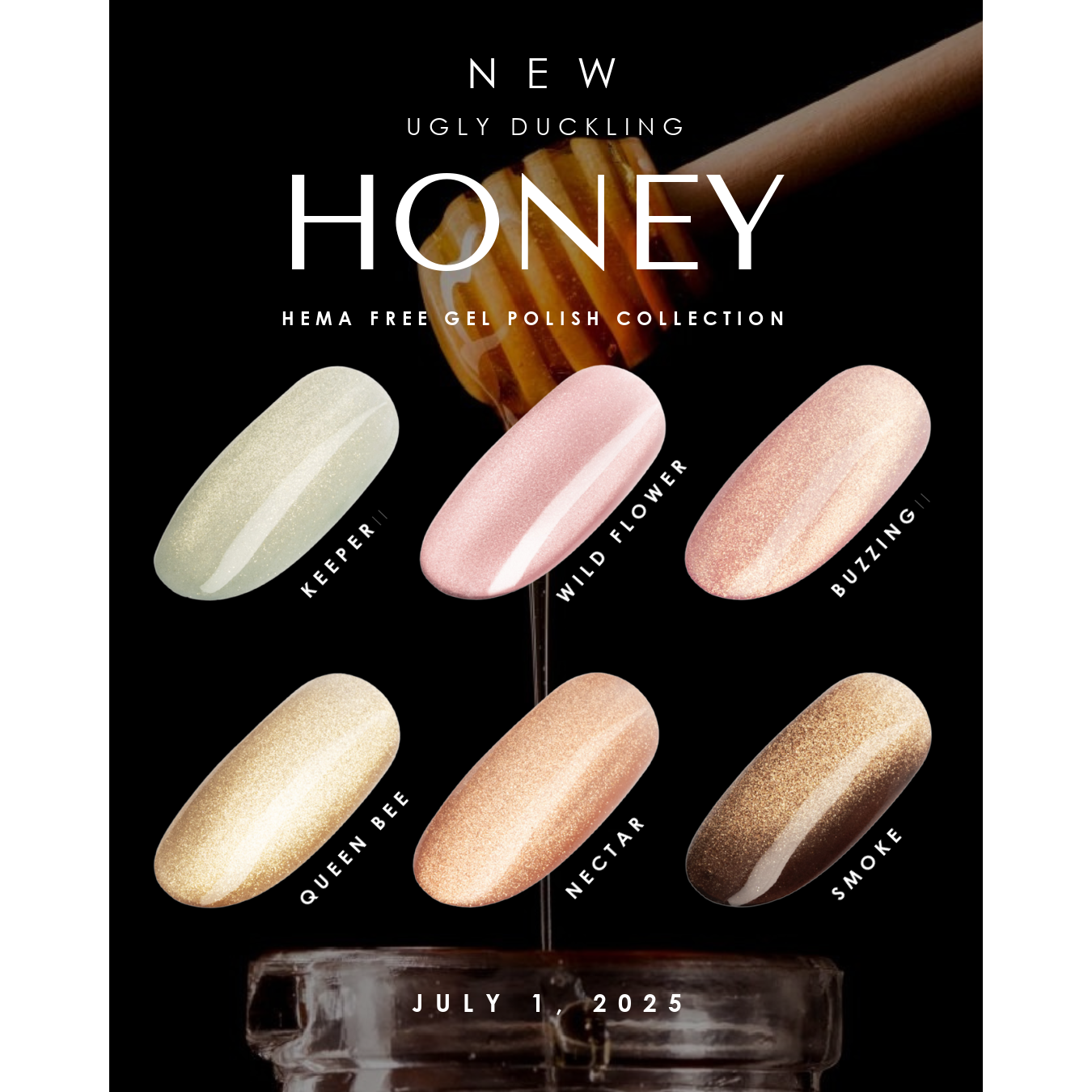 UD Gel Polish - Honey Cat Eye 6pk Exclusive Collection