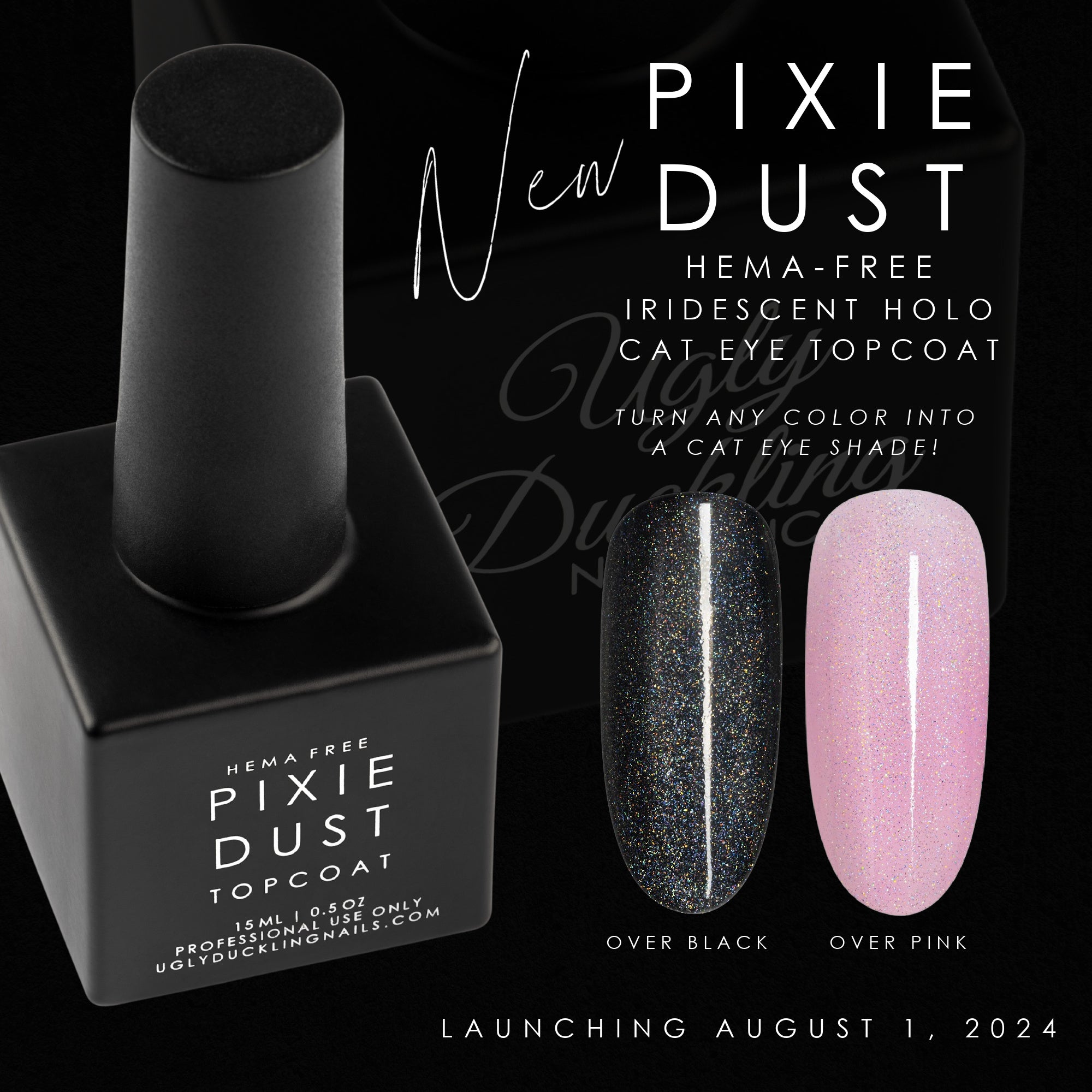 UD - PIXIE DUST - HEMA-FREE IRIDESCENT CAT EYE TOPCOAT