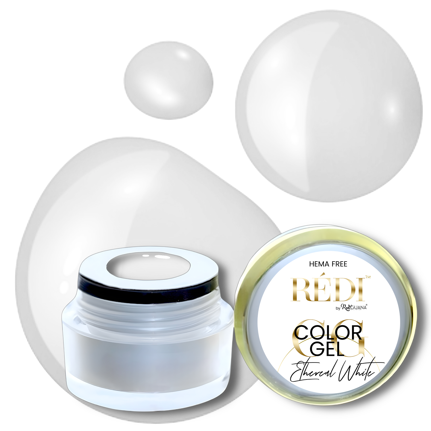 RI- Ethereal White / Pure White - Color Gel-Red Iguana LLC-Gel Essentialz