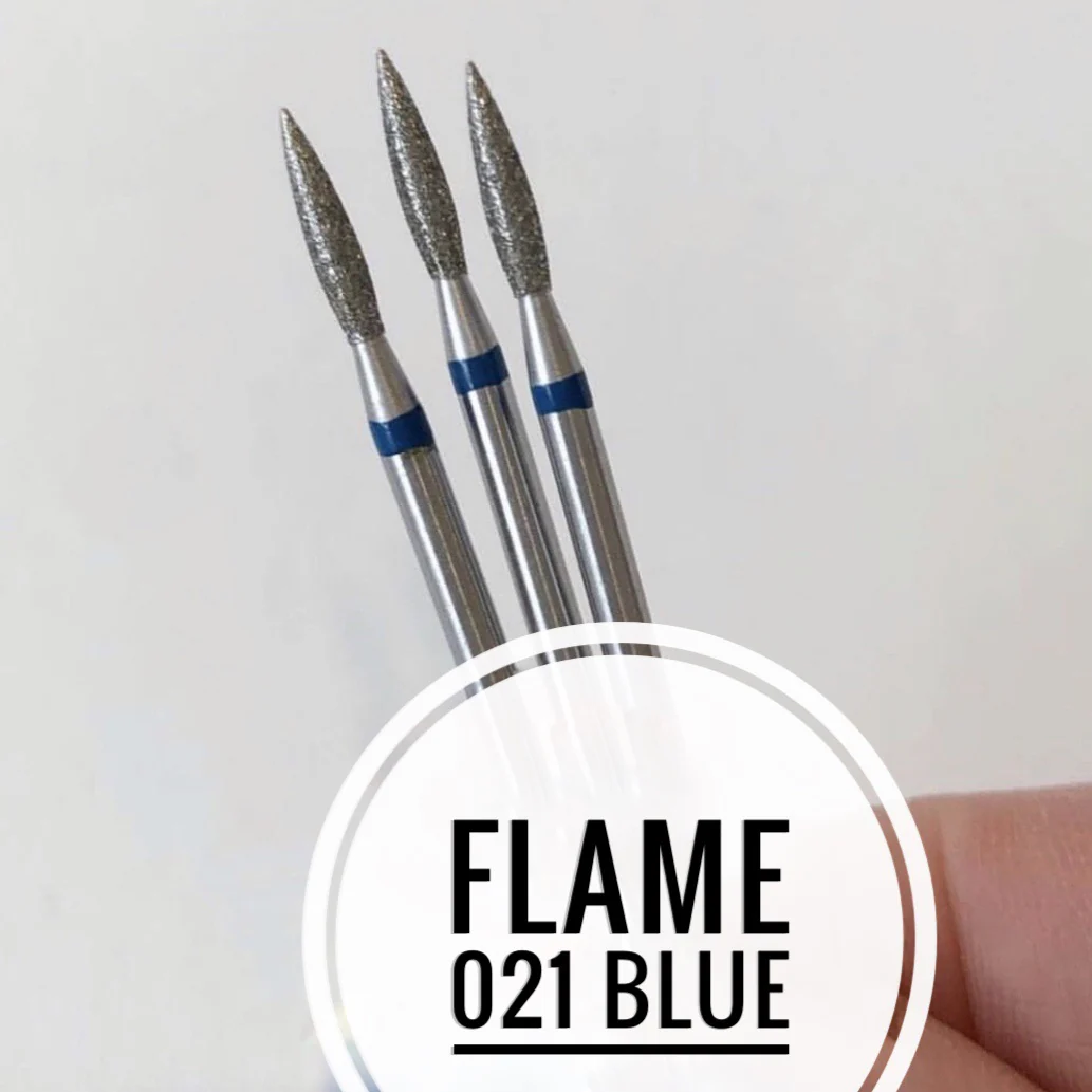 Flame, Rounded 021 - Blue (Kazan)