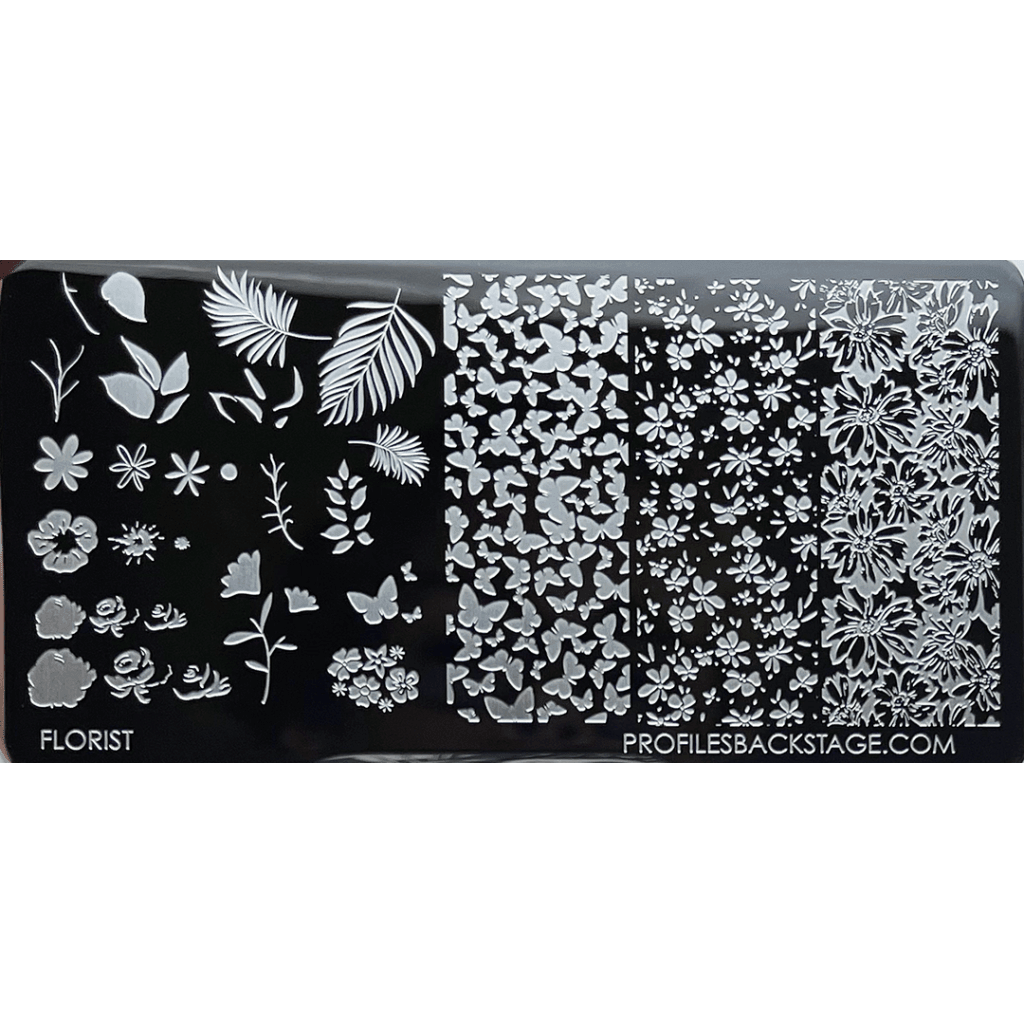 FLORIST  PF STAMPING PLATE 028 - Gel Essentialz