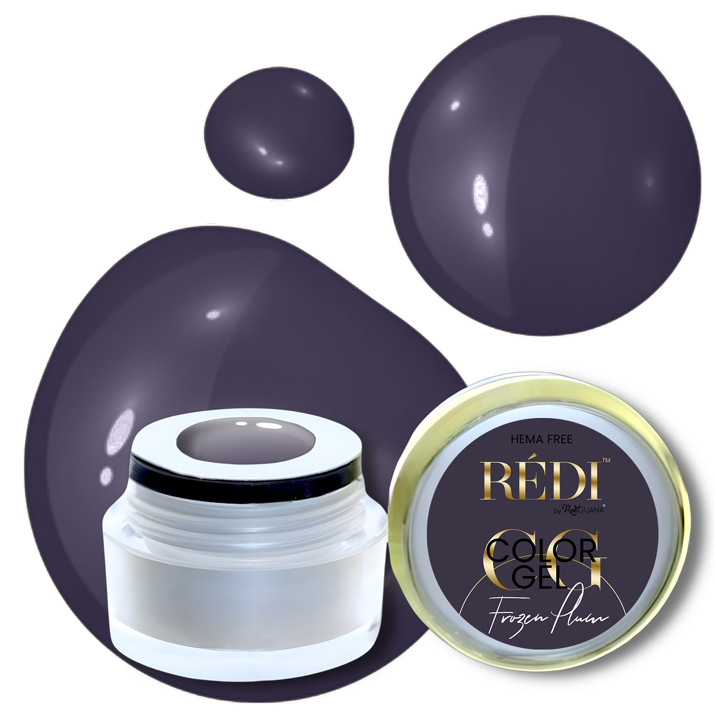 RI-  Frozen Plum - Color Gel