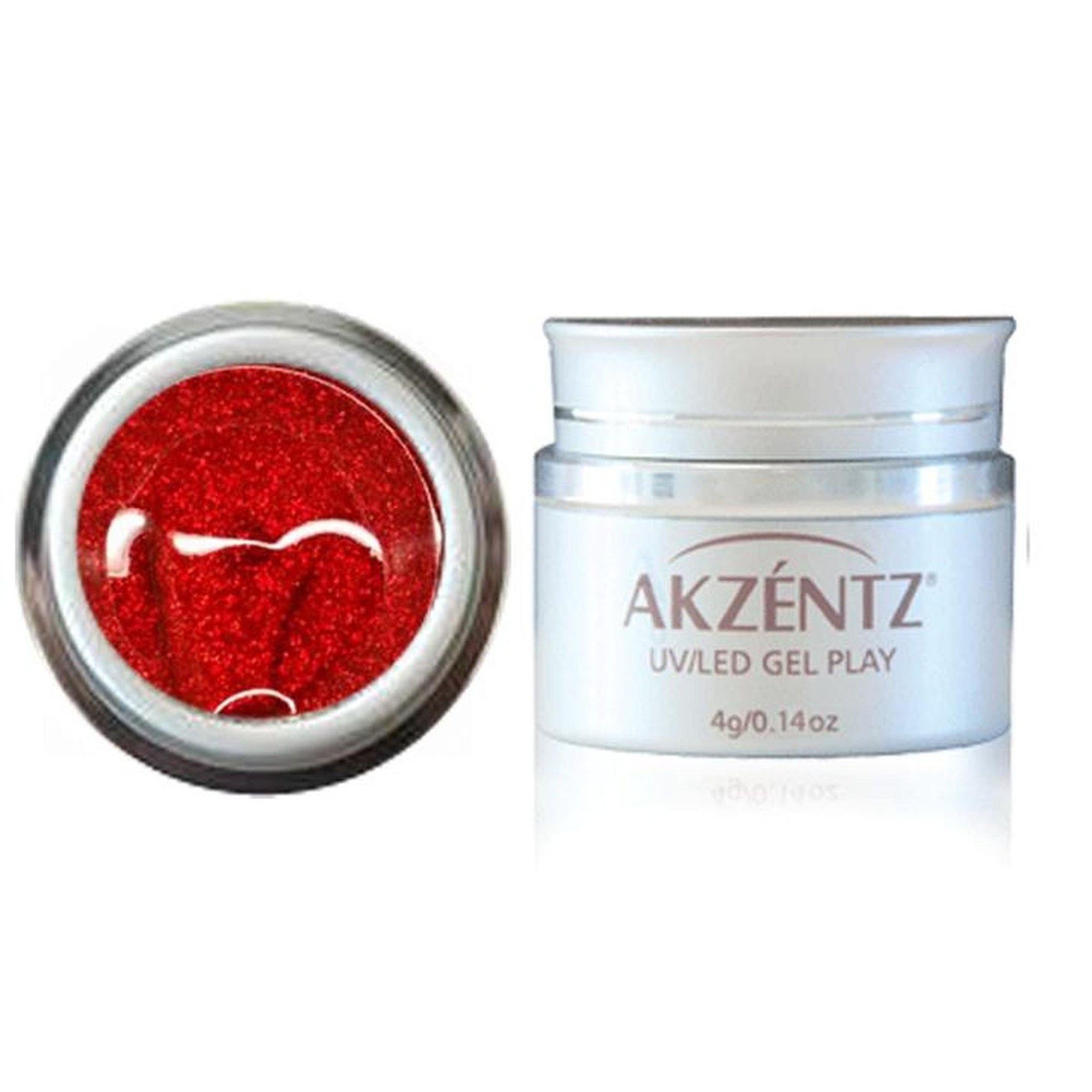 GEL PLAY - GLITTER CHERRY RED-Gel Essentialz