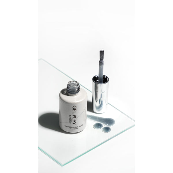 Vendor] Gel Play Magnetic Clear Silver GP040 | Gel Essentialz