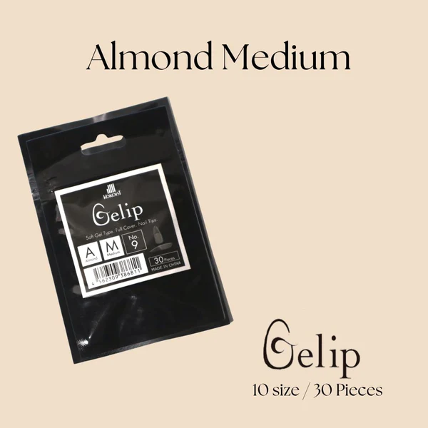 Gelip Almond Medium Refill 30pc (D)