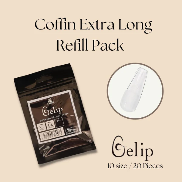 Gelip Coffin Extra Long Refill 20pc (D)