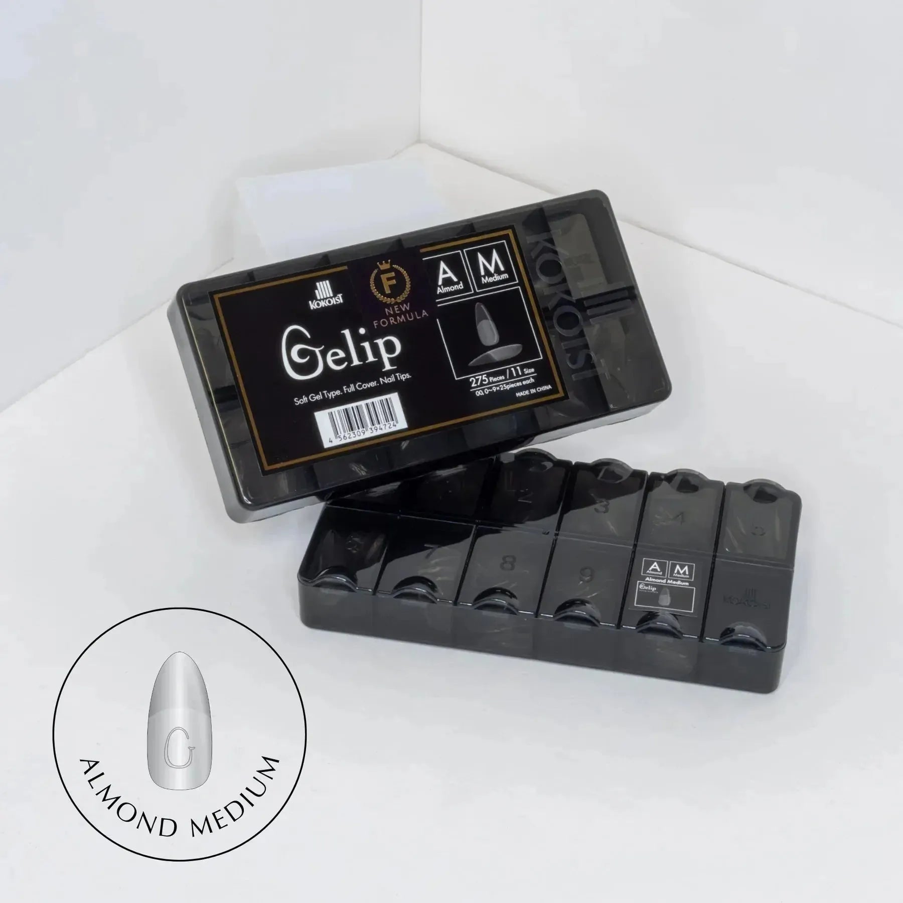 Gelip Extensions - Almond Medium 275pc (NEW FORMULA)