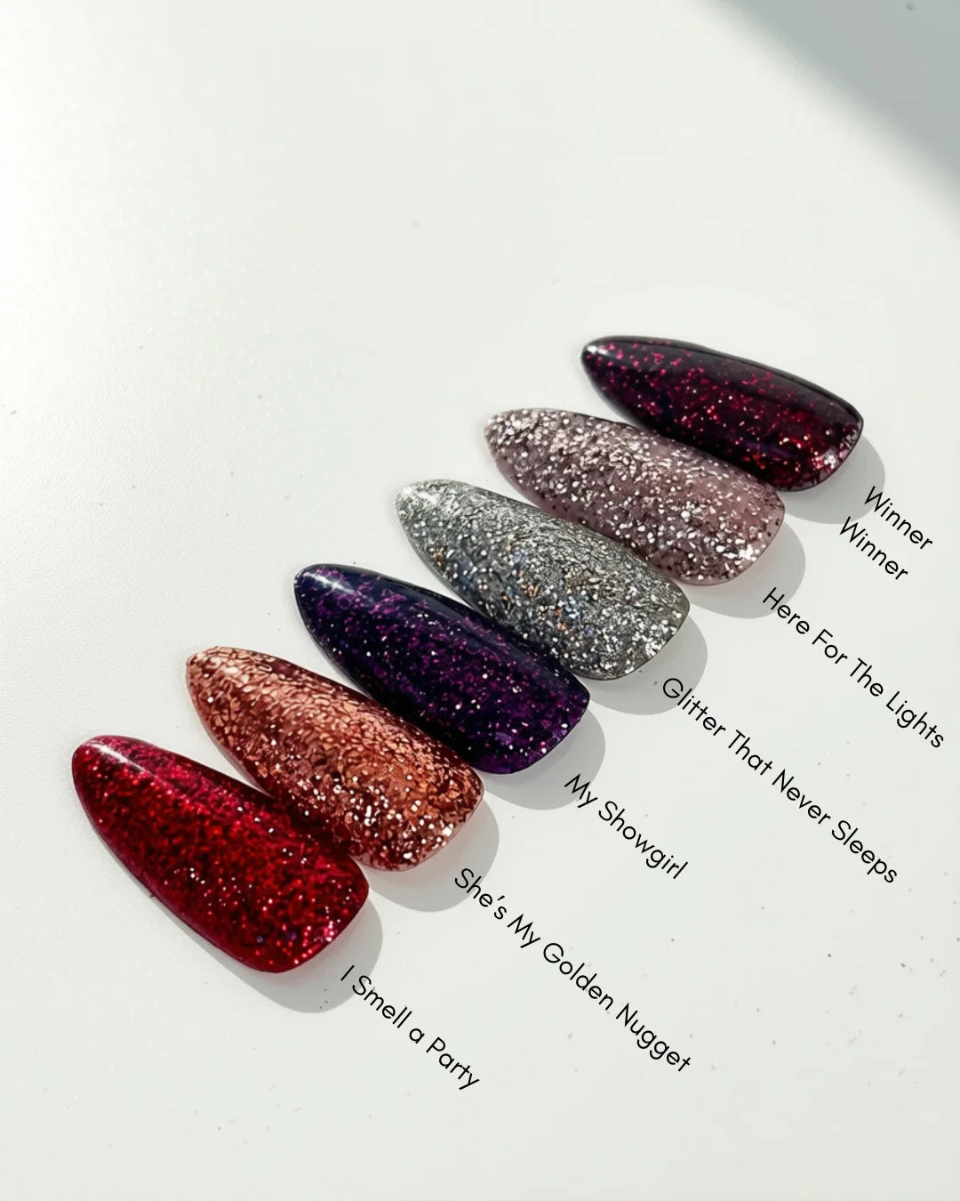 Viva Las Vegas Collection, P+ GLITTER GEL POLISH PACK