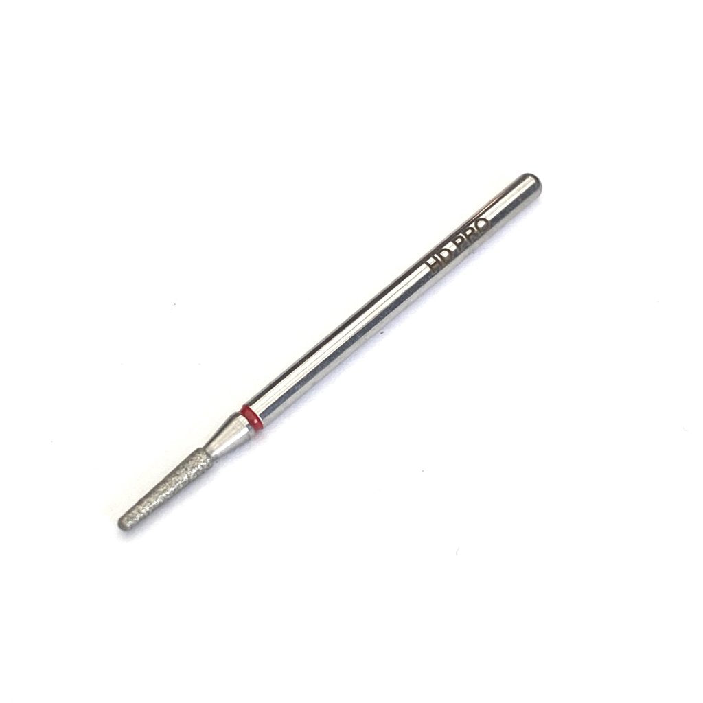 HD Mini Tapered Cuticle Sciver Bit - F (Red) #80