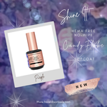 HD Shine It ! HEMA FREE - No Wipe Candy Flake Top Coat - Purple