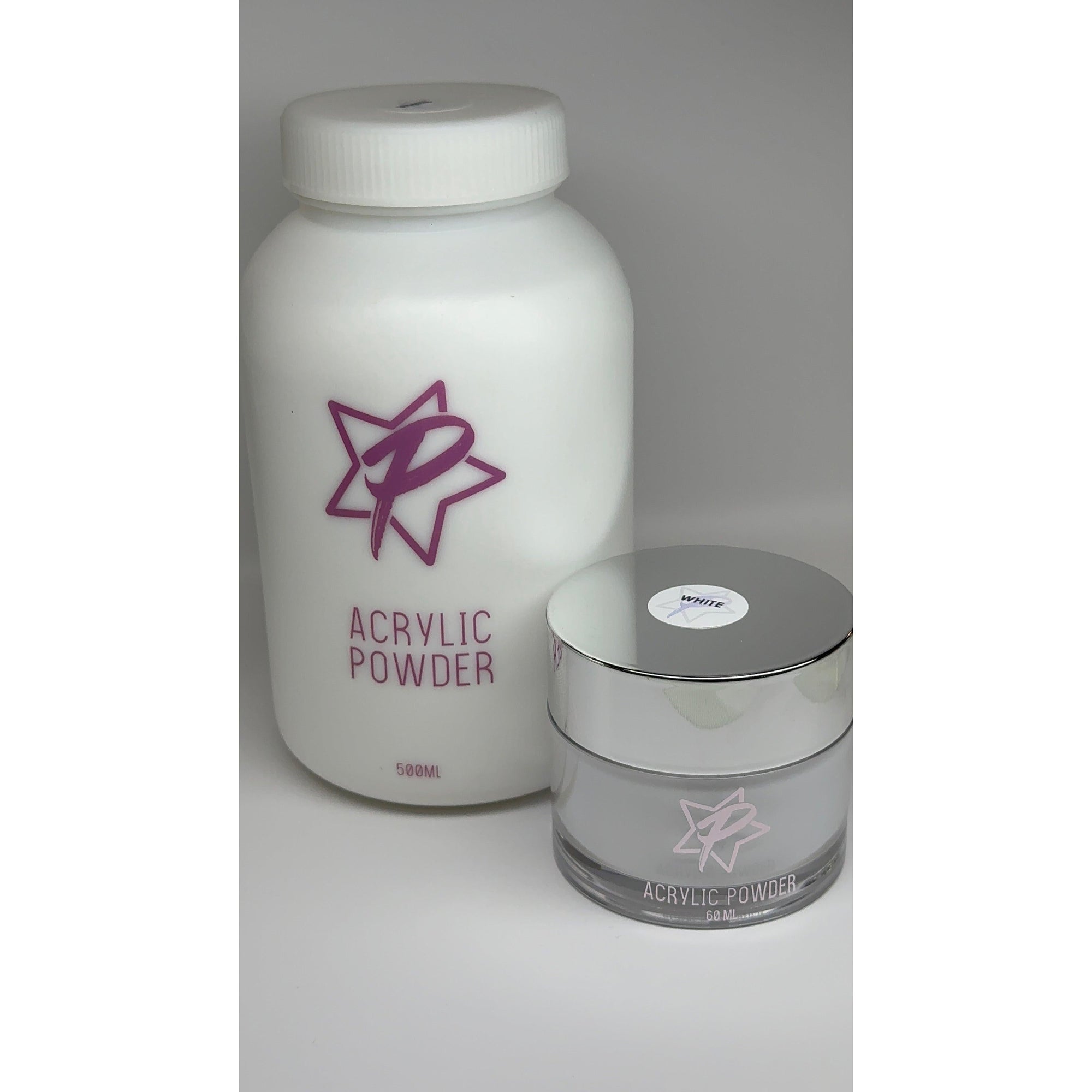PF Acrylic Powder - White-Profiles-60ml (2 oz)-Gel Essentialz